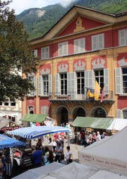 Das Theater Uri in Altdorf - hier am 1. August. (Bild: Archiv UZ)