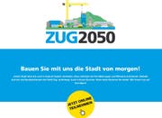 Mit diesem Flyer wirbt die Stadt zug für das Projekt «Zug 2050»