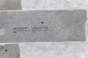 Der Schriftzug. (Bild: Werner Schelbert (3. März 2017))