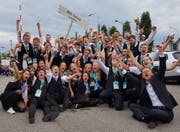 Die BML Talents jubeln über den Weltmeister-Titel. (Bild: PD)