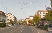 Der Unfall ereignete sich auf der Luzernerstrasse in Kriens Richtung Luzern. (Bild: Nild Google Street View)