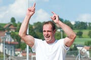 Wer tritt die Nachfolge von Fabian Marti an, Sieger des Kantonales Schwingfests 2014 in Ruswil? (Bild: Boris Bürgisser)
