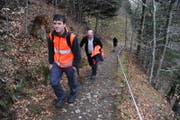 Der Wanderweg nach Bristen bleibt Fussgängern vorbehalten – Motorräder und Bikes haben hier nichts zu suchen. (Bild: Urs Hanhart / UZ)