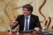 Carles Puigdemont, der katalonische Regional-Premier im September. (Bild: Toni Albir/EPA)