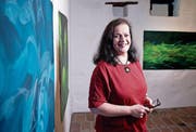 «germant – keimend». Maria Bettina Cogliattis neue Werke schlagen eine Brücke zur Medizinwissenschaft. Zu sehen in der Z-Galerie und im Verwaltungszentrum Aabach. (Bild: Maria Schmid (Baar, 30. August 2017))