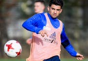Fussballer Enzo Zidane (22). (Bild: Jean-Christophe Bott/ Keystone)