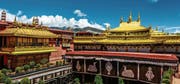 Der 1300 Jahre alte Jokhang-Tempel in der tibetischen Hauptstadt Lhasa vor dem Brand. (Bild: Jason Yu/Getty ()