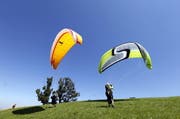 Beim Start auf dem Zugerberg. (Bild: Werner Schelbert / Neue ZZ)