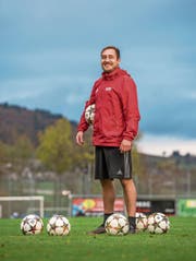 Blickt dem heutigen Cup-Hit zuversichtlich entgegen: Schötz-Spieler Claudio Zenger. (Bild: Roger Grütter (Schötz, 23. Oktober 2017))