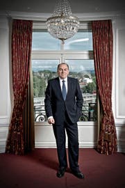 Axel Weber (58), Verwaltungsratspräsident, in einer Suite des Hotels Bellevue Palace in Bern. (Bild Pius Amrein)