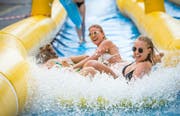Die Wasserrutschbahn kommt am 11. und 12. August nach Luzern. (Bild: PD / Boostr)