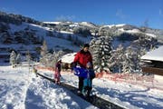 Ein modernes Ski-Förderband im Brunni-Alpthal. (Bild: PD)