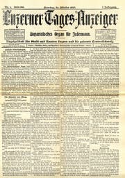 Bild: Luzerner Tages-Anzeiger, 24. Oktober 1897