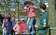 Bei der Pfadi Zytturm der Stadt Zug ging es beim Schnuppertag im letzten Jahr um viel Geschick, Konzentration und Mut. (Bild: Pfadi Kanton Zug)