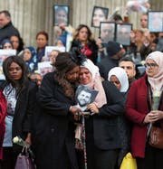 Trauergäste am gestrigen Gedenkgottesdienst in der St.-Pauls-Kathedrale. (Bild: Gareth Fuller/Getty (London))
