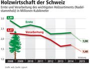 Holzwirtschaft der Schweiz (Bild: Grafik: web; Quelle: Lignum)