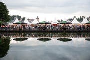 Archivbild: Das Kantonsgericht kam zum Schluss, dass die Polizeipräsenz während des Blue Balls Festival zum normalen Leistungsumfang der Polizei gehört. (Bild: Manuela Jans- Koch)