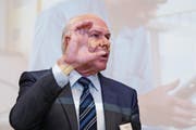 Sagt Nein: Hans Hess gehört als Vertreter der Industrie zu den Gegnern der Energiestrategie. (Bild: Siggi Bucher/Keystone (Zürich, 28. Februar 2017))