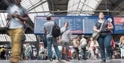 Bis zu 500000 Pendler pro Tag: Der Hauptbahnhof Zürich ist der grösste Verkehrsknotenpunkt der Schweiz. Bild: Ennio Leanza/Keystone (7. Juni 2016)