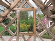 Das Skelett des Riegelhüslis während des Abbaus. (Bild: PD)