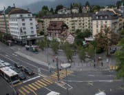 Für den Pilatusplatz soll es keine Zwischennutzung geben, so der Stadtrat. (Bild: Roger Grütter (Luzern, 18. September 2015))