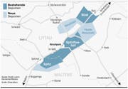 Die Deponie Spitz liegt auf dem Gebiet von der Stadt Luzern (Littau) und Malters.