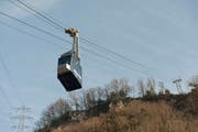 Die Eggberge-Seilbahn in Altdorf startet zur Bergfahrt. (Bild Daniel Regli/Neue UZ)