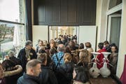 Das Hotel Palace in Luzern wird umfassend Umgebaut. Daher organisiert das 5-Sterne Hotel einen Möbelbazar. (Bild: Dominik Wunderli)