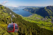 Geplant ist, dass die Luftseilbahn im Herbst 2017 in Betrieb genommen wird. (Bild: PD / Rita Baggenstos)
