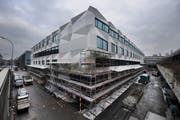 Das neue Gebaude der Uni Luzern, fotografiert Ende Februar 2011. (Bild: Boris Bügrisser/Neue LZ)