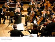 Die Berliner Philharmoniker spielen unter der Leitung von Simon Rattle Werke von Mozart. (Bild: Lucerne Festival/Priska Ketterer)