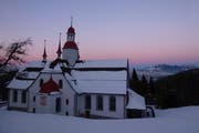 Die Wallfahrtskapelle Hergiswald ob Kriens. (Bild: Leserin Trudi Haas)