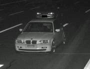 Der Raser wurde im Januar 2013 in einem BWM auf der Autobahn A2 bei Augst um 23.39 Uhr mit 190 km/h geblitzt. (Bild Kantonspolizei BL)
