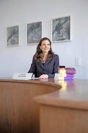 Andrea Blum am Bezirksgericht in Kriens. Im September wird sie als Ersatzrichterin für das Bundesstrafgericht in Bellinzona vereidigt. (Bild Pius Amrein)