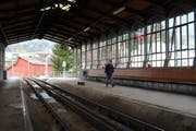 Gilt als Pionierleistung: Der Hochperron der Rigi-Bahn in Goldau. (Bild Bert Schnüriger/Neue SZ)