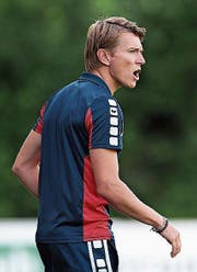 Fordernd: Chams Trainer Pascal Nussbaumer. (Bild: Roger Zbinden)