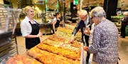 Wenn Bilder duften könnten ... Die Focaccia-Auslage lud zum Zugreifen ein.