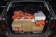 320 Kilogramm Fleisch waren für einen Laden in der Innerschweiz bestimmt. (Bild Zollfahndung und Grenzwache Basel)