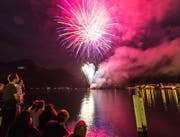 In Flüelen wird auch dieses Jahr wieder ein Feuerwerk zu sehen sein. (Archivbild Neue LZ)