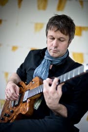 Gitarrist Franz Hellmüller. (Bild: Pius Amrein (Luzern, 27. Mai 2014))