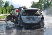 Schwerer Unfall im Kanton Obwalden. (Bild: Kapo Obwalden)
