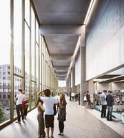 So soll die Pilatus Arena im Innern aussehen. (Bild: Visualisierung: PD)