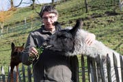 Bruno Muff vom Haldihof in Weggis gewinnt den Schweizer Umweltpreis 2016 (Bild: ZVG / Pit Buehler)