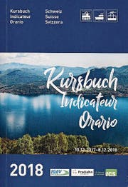 Titelbild des neuen Kursbuches, das es ab sofort zu kaufen gibt. (Bild: Stefan Kaiser (1. Dezember 2017))