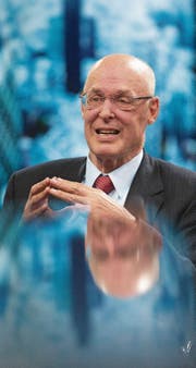 Der ehemalige US-Finanzminister Hank Paulson (71). (Bild: Getty (11. Mai 2015))