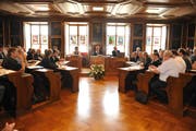 Der Landrat Nidwalden im Rathaus Stans. (Bild: Corinne Glanzmann)