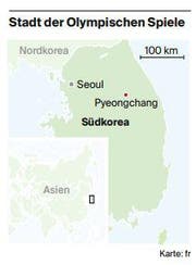 Karte Südkorea. (Bild: Karte: fr)