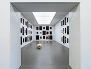 Lithografien des Künstlers Markus Kummer im Danioth-Pavillon des Hauses für Kunst Uri. (Bild: Haus für Kunst Uri/FX)