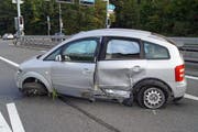 Verletzt wurde beim Unfall niemand. (Bild: Zuger Polizei)