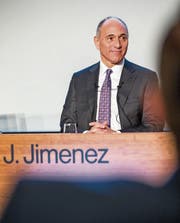Der abtretende Novartis-CEO Joe Jimenez. (Bild: Patrick Straub/Keystone (Basel, 25. Januar 2017))